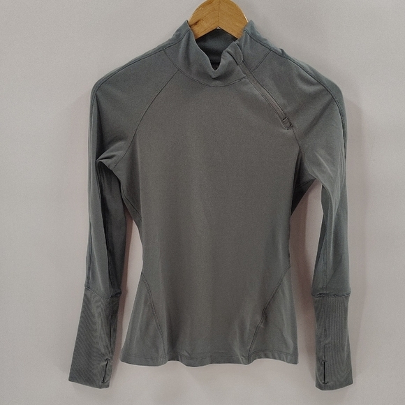Yogalicious LUX green Pullover XS Athletic Jacket Long Sleeve Thumb Holes Fitted - Picture 1 of 7